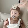 秋冬季婴儿帽子超萌可爱卡通印度帽男女宝宝，护囟门帽新生儿童胎帽