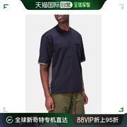 香港直邮潮奢 Sacai 男士 拉链口袋棉针织拼接T恤