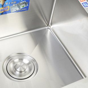 直供现代简约手工水槽厨房洗菜盆双槽304加厚不锈钢水槽
