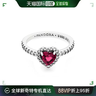 韩国直邮pandora 通用 戒指锆石水晶银戒指