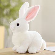 可爱仿真小白兔生日礼物布娃娃，兔子迷你公仔，毛绒玩具儿童玩偶女生