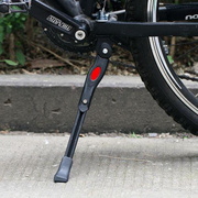 自行车铝合金可调脚撑单车中支撑山地车边撑支架，停车架骑行配件