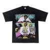 嘻哈说唱歌手 A$AP ROCKY洛奇 时装秀美式搭配做旧街头潮tT恤