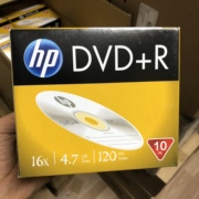 HP/惠普DVD+R/-R单片盒装光盘 4.7G空白刻录碟16Xdvd光盘10片价格