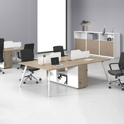 职员办公桌椅组合员工四人位双人位办公桌简约现代电脑桌办公室桌