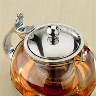 雅风太极壶茶壶耐热高硼硅玻璃不B锈钢过滤花草泡具玻璃茶具沏茶