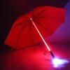 飞恋LED灯光伞可变色雨伞升级透明伞网红直柄长柄伞男女通用