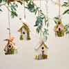 创意宠物鸟巢草窝小房子装饰幼儿园植物角悬挂物教室走廊环境布置