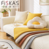 现代简约纯色沙发垫四季纯棉布艺，防滑全棉坐垫，通用现代沙发套罩巾