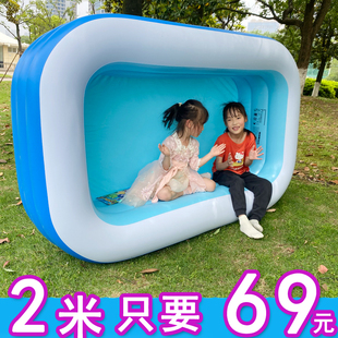 儿童充气游泳池家用超大加厚成人户外家庭小孩婴儿宝宝洗澡戏水池