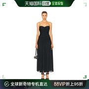 香港直邮潮奢 MATTEAU 女士 褶皱低腰连衣裙 GDWDR