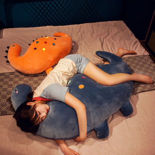 恐龙睡觉夹腿男朋友抱枕女生床上枕头可爱可拆洗孕妇床头靠枕靠垫