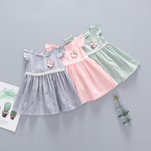 宝宝公主裙纯棉一周岁婴儿连衣裙，小童夏装儿童裙0-4女童，裙子夏款1