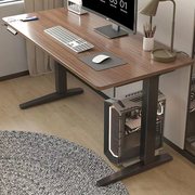 实木电动升降书桌站立式电脑桌智能学习电竞桌可升降桌腿架办公桌
