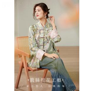 Chinese style top for women's spring coat唐服外套设计感气质