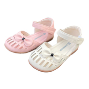 斯乃纳童鞋2022夏SP2233015R女宝宝软底防滑学步婴儿包头凉鞋