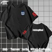 DOTA2塔OG战队队服Ti9国际邀请赛t恤衫短袖男女纯棉半袖上衣服