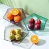 时尚创意家居透明五角星水果盘欧式透明塑料干果盘零食糖果盘