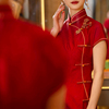 苏爱之韵新中式改良红色旗袍，结婚婚宴敬酒服高端气质春季女