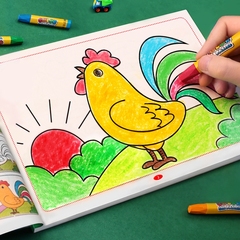 儿童画画本宝宝涂色2-3-6岁