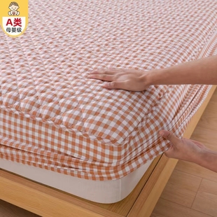 a类纯棉床笠罩2024加厚防滑床罩席梦思床垫，保护罩防尘床单套