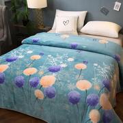 冬季加厚珊瑚毛毯子法兰绒毯床单人春秋空调毛巾被子夏季铺床上用
