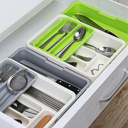 魔尚家居可伸缩厨房，置物架餐具厨具，抽屉整理收纳盒多功能分类盒