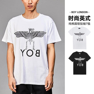 BOY LONDON伦敦男孩 潮流时尚英式夏季情侣同款纯棉圆领短袖T恤