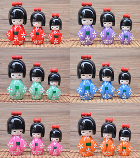 日本和服娃娃木娃木偶日本人形摆件开业旅游纪念品日本旅游回