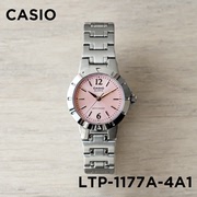 卡西欧手表女casioltp-1177a-4a1粉色钢带简约轻巧石英，女士手表