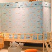 儿童床男孩拼接小床带遮光帘婴儿床防摔蚊帐方顶0.6m0.7米三