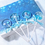 创意棒棒糖冰雪奇缘艾莎公主雪花儿童送女友糖果圣诞节礼物礼盒装