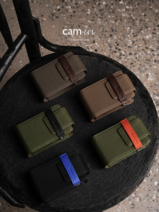 cam-in理光gr2gr3gr3x皮套保护套复古真皮，相机包索尼(包索尼)黑卡收纳包