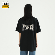 PANCOAT短袖t恤男夏季oversize重磅纯棉美式高街嘻哈大码潮牌短袖