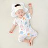 婴儿衣服短袖连体衣男夏装新生儿0女宝宝3个月6平角哈衣幼儿爬服