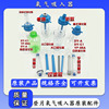 医用氧气瓶吸入器浮标式氧气表减压阀器湿化瓶配件压力表呼吸器