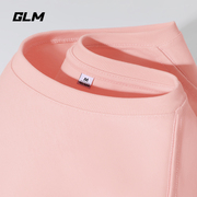 GLM简约纯棉打底衫内搭中长款2024年短袖T恤女士百搭圆领半袖