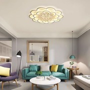 灯具套餐水晶客厅灯圆形创意简约现代大气北欧家用led卧室吸顶灯