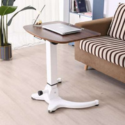 折叠升降桌可移动床边电脑桌子实木书桌儿童学习工作站立式工