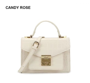 CandyRose2023cr邮差包小众设计斜跨女包轻奢名媛白领法式包