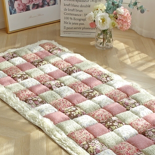韩式韩国加厚全棉家用地毯，卧室满铺长方形，床边茶几爬行垫榻榻米