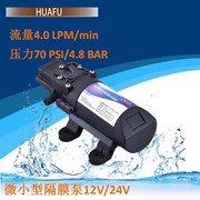 12v24v高压电动洗车泵微型隔膜泵，自吸泵自动开关喷雾水泵4.0lmin