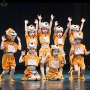儿童小狮子表演服幼儿园动物舞蹈服太空小狮子呱呱呱练习曲演出服