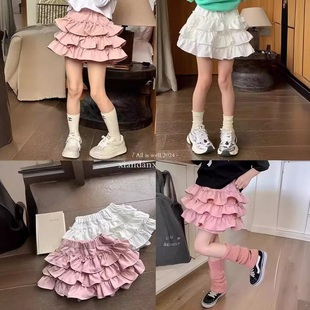 小女孩韩国春夏装女童洛丽塔蛋糕，裙短裙裤儿童，时尚半身裙蓬蓬裙子