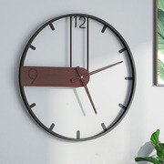 个性轻奢铁艺挂钟装饰家用客厅时钟太阳，机芯简约北欧网红创意壁钟