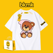 bkmk贾斯汀比伯同款T恤Changes专辑周边小众潮宽松情侣小熊短袖男