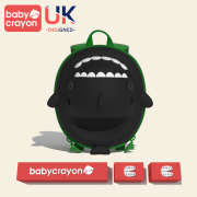英国babycrayon鲨鱼幼儿园书包男童儿童女小学生宝宝超轻小背包