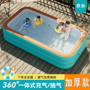 充气游泳池儿童家用可折叠婴儿宝宝，小孩成人户外家庭，洗澡池游泳桶