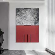 现代客厅装饰画色彩碰撞新中式，餐厅背景墙高端抽象壁画网红墙装饰