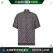 香港直邮dior迪奥男士，短袖圆点印花衬衫